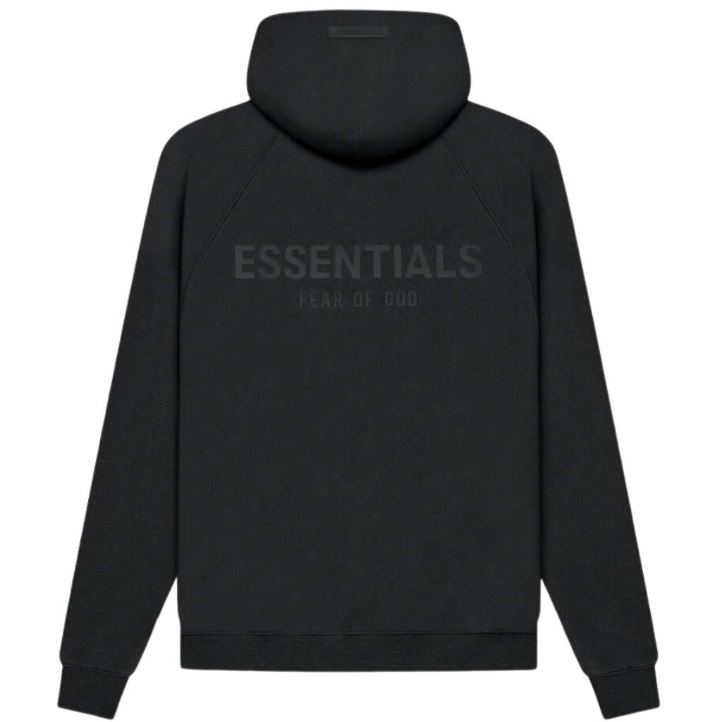 Fear of God Essentials Pull-Over Hoodie (SS21) Black/Stretch Limo –  STREETPLUG