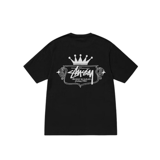 Stussy Built To Last Pigment Dyed Tee Black
