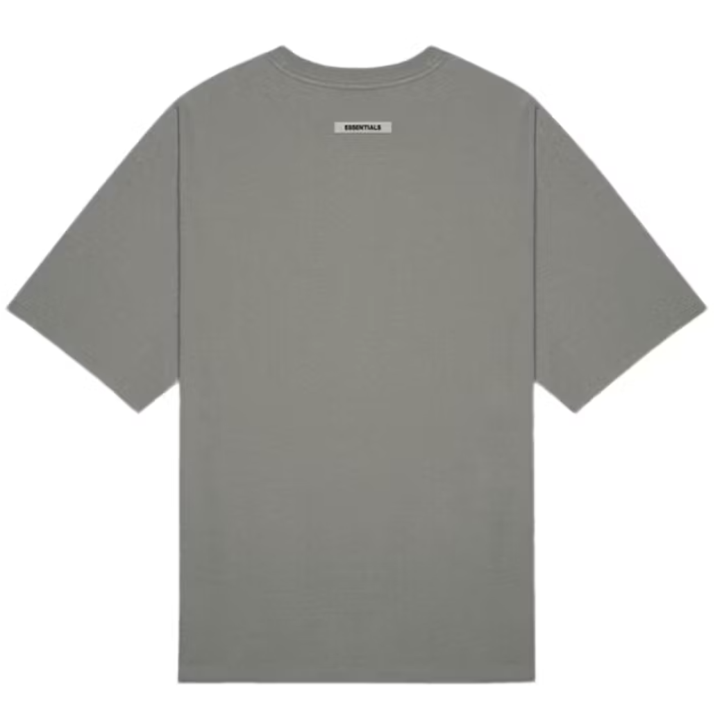 Fear of God Essentials Boxy T-Shirt Applique Logo Cement - 24H