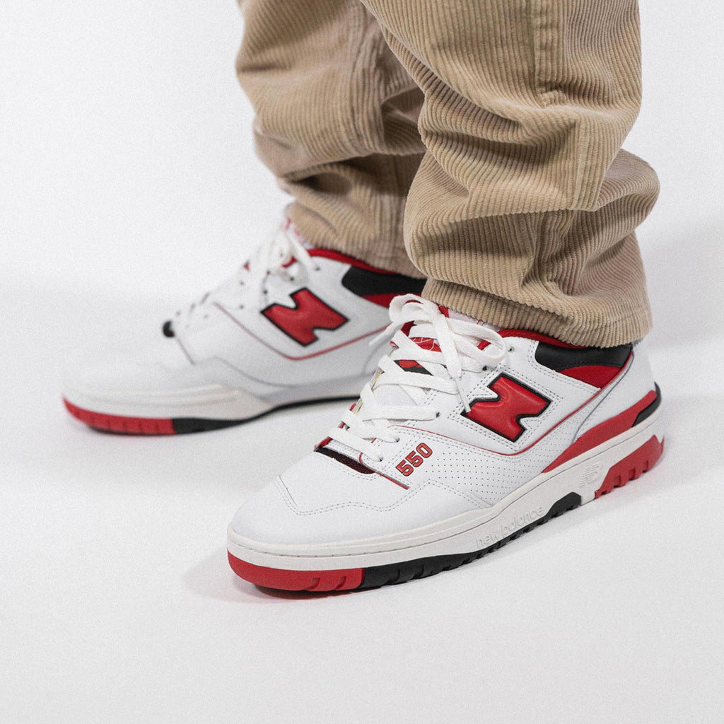 New Balance 550 White Team Red - 24H