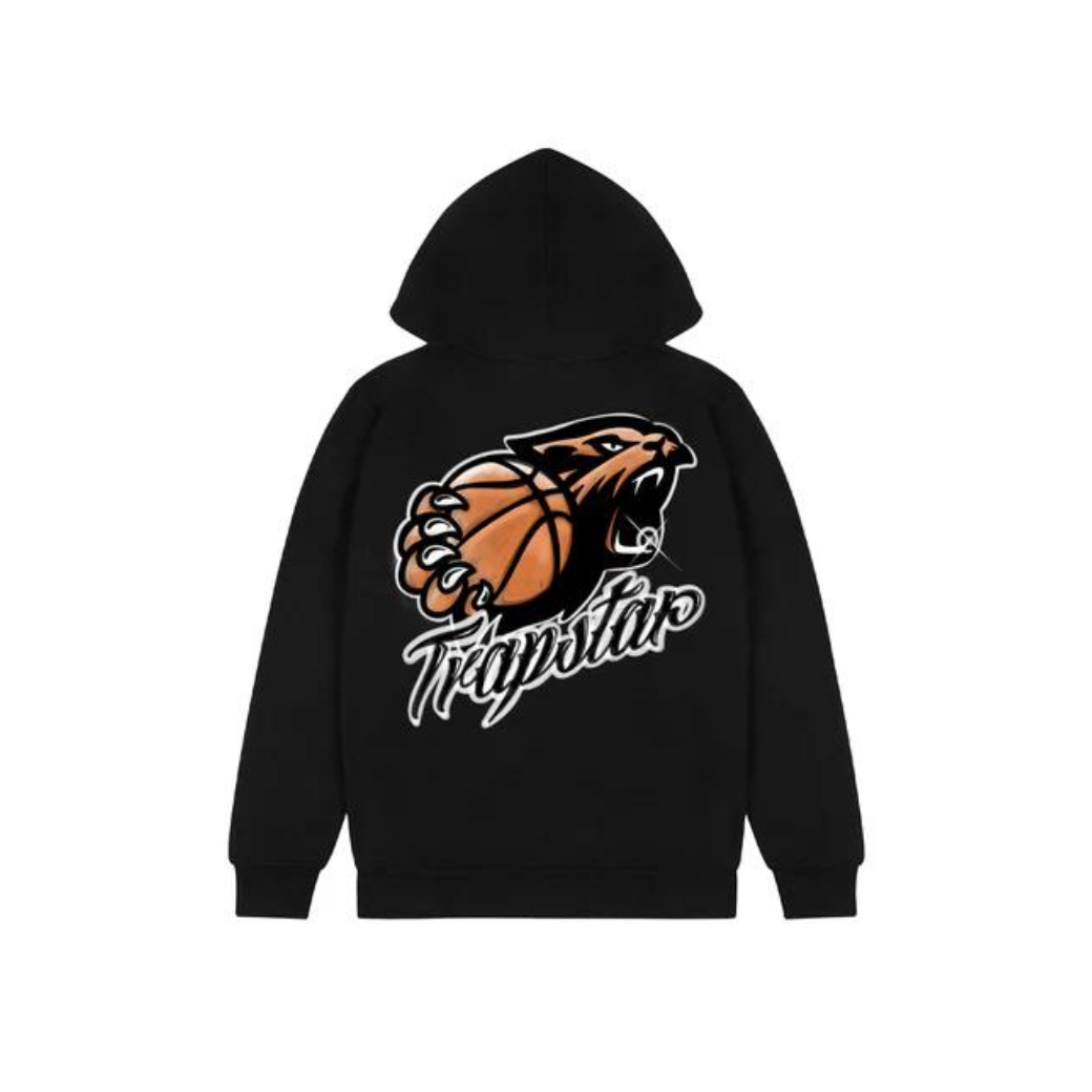 Trapstar Shooters League 2.0 Hoodie BLACK/ORANGE/WHITE