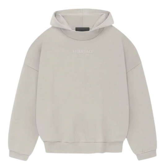 Fear of God Essentials Hoodie Silver Cloud