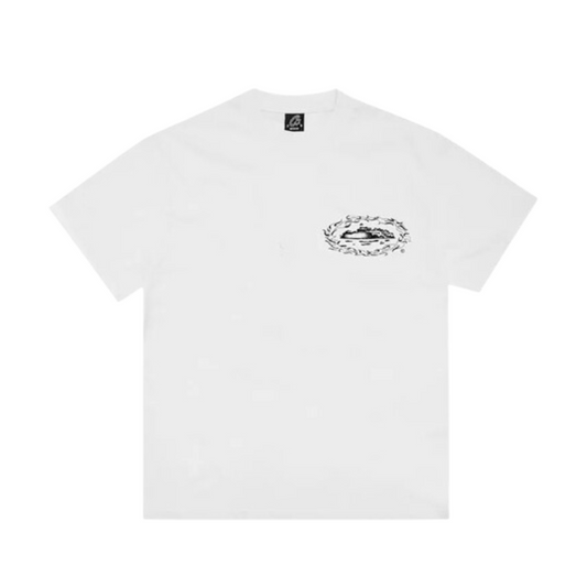 Corteiz Firey Alcatraz Tee *New Blank* 'White'