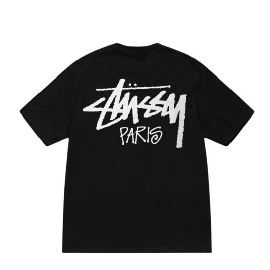 Stussy Stock Paris TEE Black