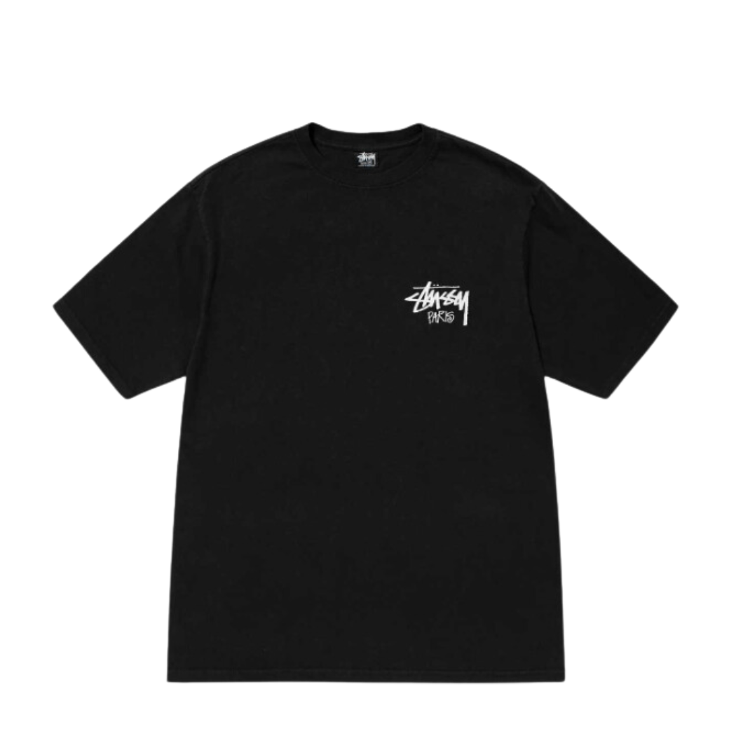 Stussy Stock Paris TEE Black