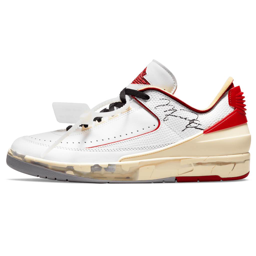 Off-White x Air Jordan 2 Retro Low SP White Varsity Red