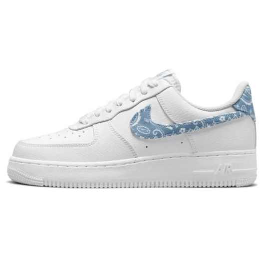 Air Force 1 Low '07 Essential White Worn Blue Paisley